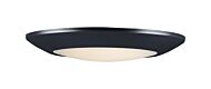 Diverse 1-Light LED Flush Mount in Black