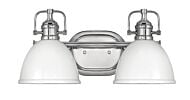 Hinkley Rowan 2-Light Bathroom Vanity Light In Chrome