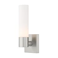 Aero 1-Light Wall Sconce in Brushed Nickel