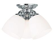 Somerville 3-Light Ceiling Mount in Polished Chrome