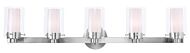 Manhattan 5-Light Bathroom Vanity Light in Brushed Nickel