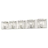 Ashton 5-Light Bathroom Vanity Light in Brushed Nickel