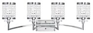 Grammercy 4-Light Bathroom Vanity Light in Brushed Nickel