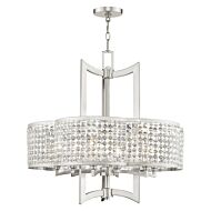 Grammercy 6-Light Chandelier in Brushed Nickel