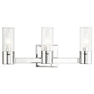 Midtown 3-Light Bathroom Vanity Light in Polished Chrome