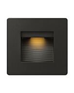 Luna LED Step 120V LED Step Light in Satin Black