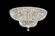 Petit Crystal Deluxe 13-Light Flush Mount Ceiling Light in Gold