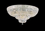 Petit Crystal Deluxe 21-Light Flush Mount Ceiling Light in Gold