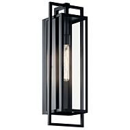 Goson 1-Light Outdoor Wall Mount in Black