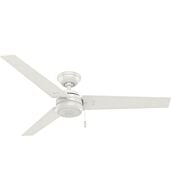 Hunter Cassius 52 Inch Indoor/Outdoor Ceiling Fan in Fresh White