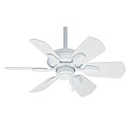 Casablanca Wailea 31 Inch Indoor/Outdoor Ceiling Fan in Snow White