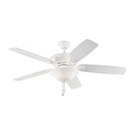 Colony 2-Light 52" Ceiling Fan in Matte White