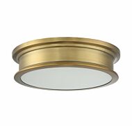 Savoy House Watkins 3 Light Ceiling Light in Warm Brass