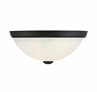 Savoy House 2 Light Ceiling Light in Matte Black