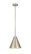 Z-Lite Eaton 1-Light Pendant Light In Brushed Nickel