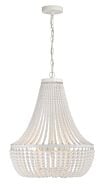 Rylee 6-Light Chandelier in Matte White