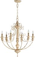 Salento 6-Light Chandelier in Persian White