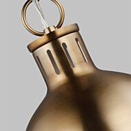 Sea Gull Hanks Pendant Light in Satin Brass