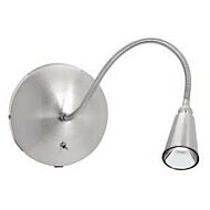 Access LED 17 Inch Wall Lamp in Brushed Steel