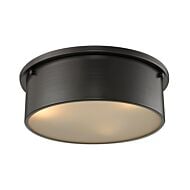 Simpson 3-Light Flush Mount in Oil Rubbed Bronze