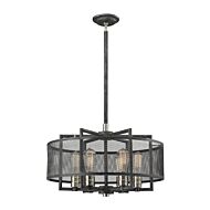 Slatington 6-Light Chandelier in Brushed Nickel