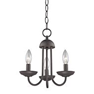 Williamsport 3-Light Chandelier in Oil Rubbed Bronze