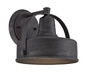 Portland-DS 1-Light Wall Lantern in Weathered Pewter