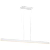 Illume 1-Light LED Pendant in Matte White