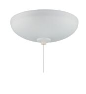 Elegance Bowl Light Kit 3-Light LED Fan Light Kit in White Frost