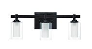 Celeste 3-Light Bathroom Vanity Light in Espresso