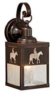 Trail 1-Light Outdoor Wall Mount in Burnished Bronze