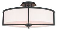 Wesley 4-Light Ceiling Mount in Bronze