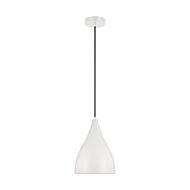 Oden 1-Light Pendant in Matte White