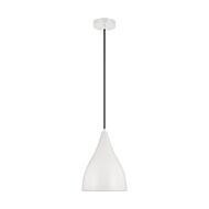 Oden 1-Light LED Pendant in Matte White