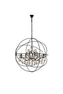 Geneva 18-Light Chandelier in Dark Bronze