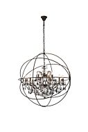 Geneva 18-Light Chandelier in Dark Bronze