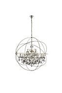 Geneva 18-Light Chandelier in Polished Nickel