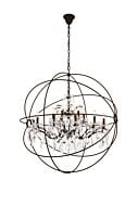 Geneva 18-Light Chandelier in Rustic Intent