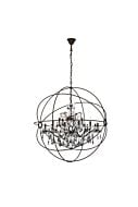 Geneva 18-Light Chandelier in Rustic Intent