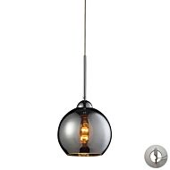 Cassandra 1-Light Mini Pendant in Polished Chrome