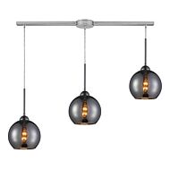 Cassandra 3-Light Pendant in Polished Chrome