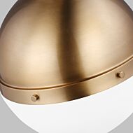 Sea Gull Hanks Pendant Light in Satin Brass