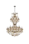 Maria Theresa 36-Light 36 light Chandelier in Golden Teak