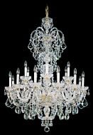 Olde World 18-Light Chandelier in Silver