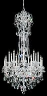 Olde World 18-Light Chandelier in Silver