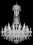 Olde World 5-Light 4 Chandelier in Silver