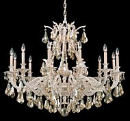 Sophia 12-Light Chandelier in French Gold