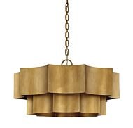 Savoy House Shelby 6 Light Pendant in Gold Patina