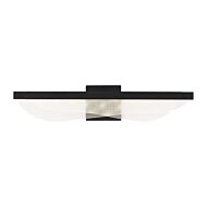 Nyra 1-Light LED Bathroom Vanity Light in Nightshade Black