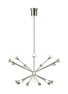 Lody 18-Light LED Chandelier in Polished Nickel